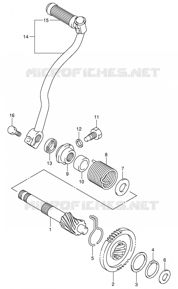KICK Suzuki MOTO 50 JR 2000  JR50Y(P3/P28)