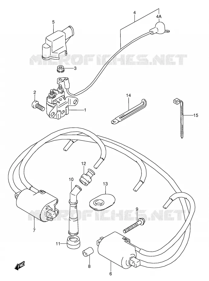PARTIE ELECTRIQUE Suzuki MOTO 600 GSX-F 1993  GSX600FP(E2)