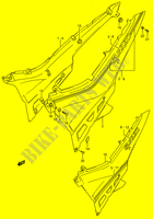 CARENAGES ARRIERE  (MODELE J/K) pour Suzuki GSX-F 600 1988