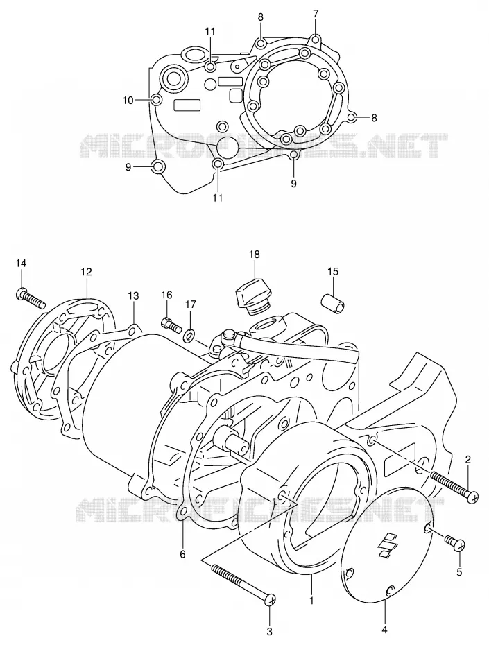 CARTER Suzuki MOTO 50 JR 2000  JR50Y(P3/P28)