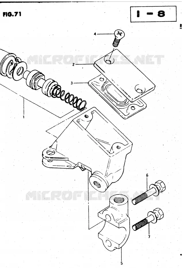 MAITRE CYLINDRE AVANT Suzuki MOTO 750 GSX-S 1982  GSX750SZ(E1)