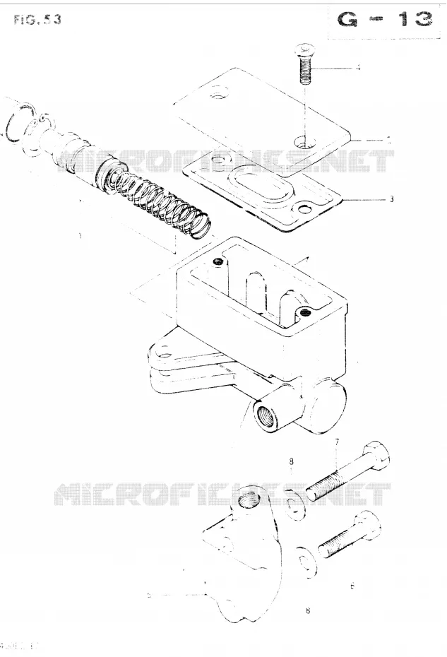 MAITRE CYLINDRE Suzuki MOTO 400 GSX 1986  GSX400EG(E2)