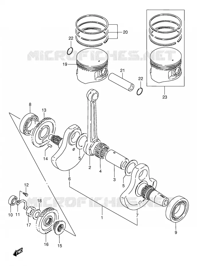 VILEBREQUIN Suzuki MOTO 650 SAVAGE 2000  LS650PY(E3/E28)