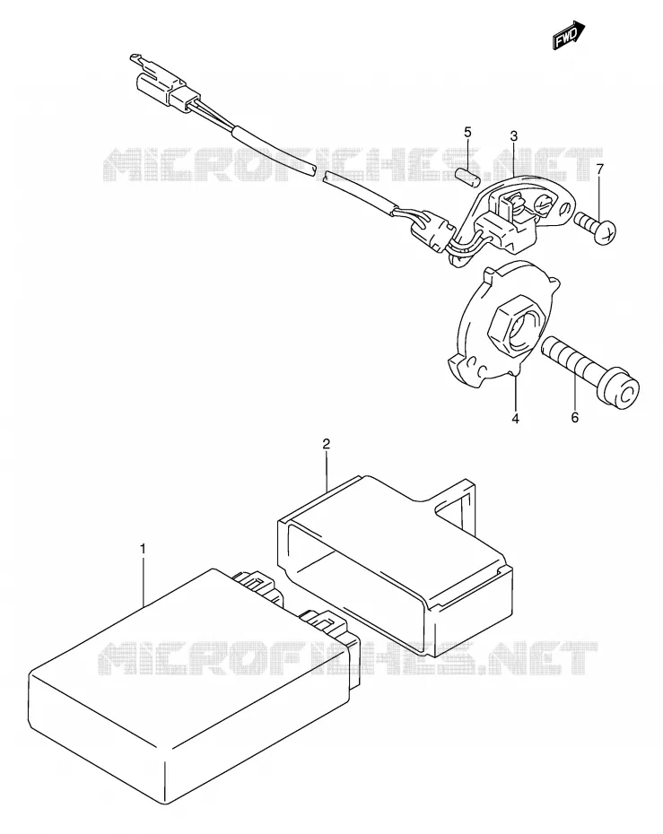 ALTERNATEUR (MODELE P/R/S) Suzuki MOTO 600 RF 1997  RF600RUV(E2)