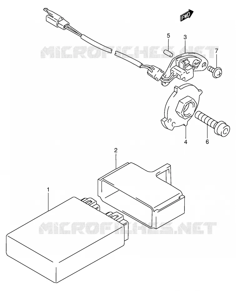 ALTERNATEUR (MODELE R/S) Suzuki MOTO 900 RF 1998  RF900RW(E2)