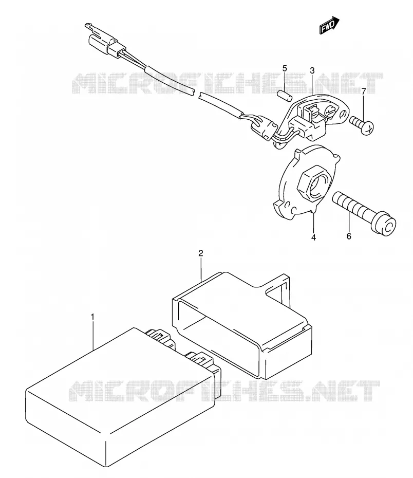 ALTERNATEUR (MODELE T/V) Suzuki MOTO 600 RF 1997  RF600RUV(E2)