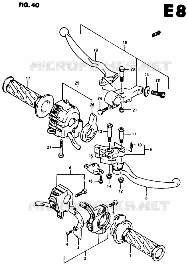 COMMODOS Suzuki MOTO 125 RG 1993  RG125FUP(N/P/R)