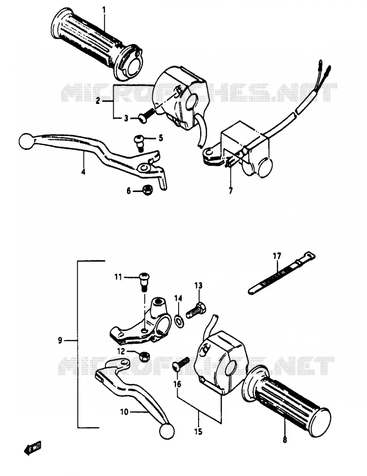 COMMODOS Suzuki MOTO 50 RG 1986  RG50G1(D/E/F/1/G/J/K)