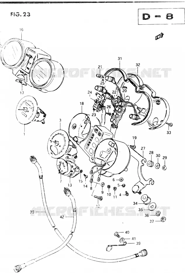 COMPTEUR Suzuki MOTO 400 GSX 1985  GSX400EF(E2)