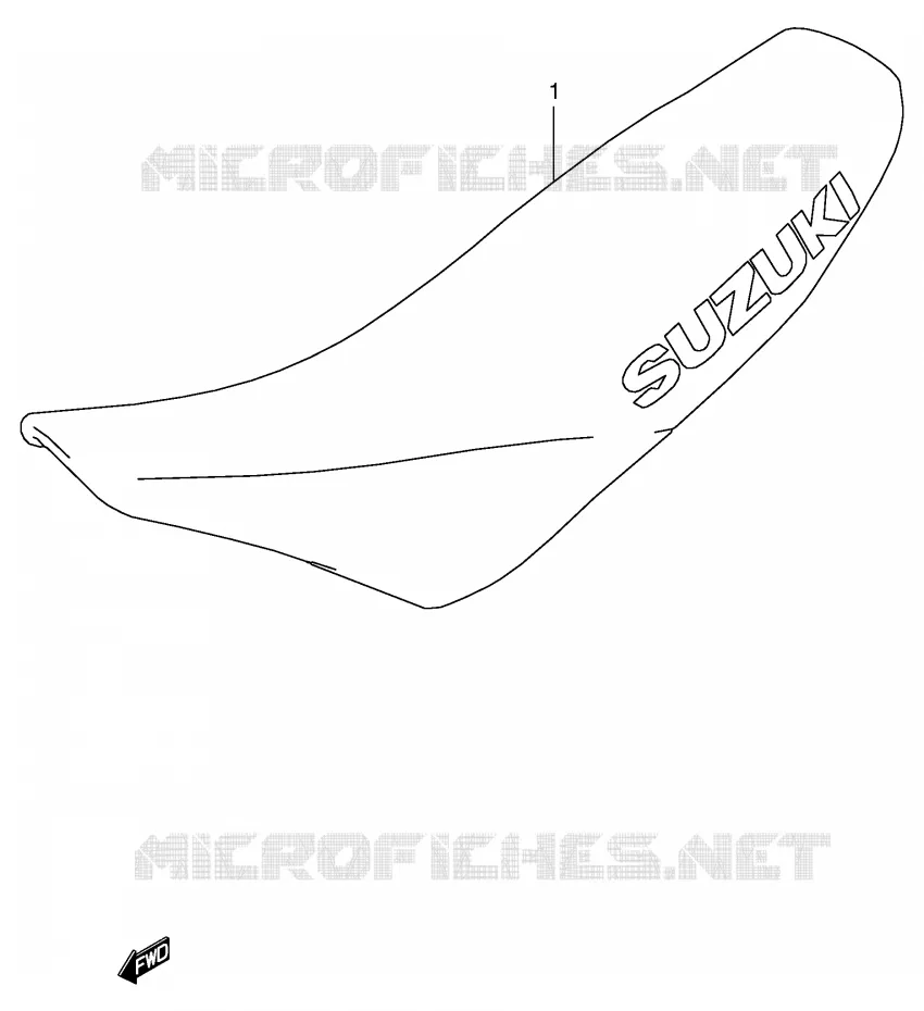 SELLE Suzuki MOTO 125 RM 1998  RM125W(E2)