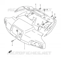 CARENAGE TETE DE FOURCHE (E2,E4,E21,E24) pour Suzuki AE 50 1990