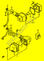 CLIGNOTANTS (E1,E4,E24) pour Suzuki DR 125 1988