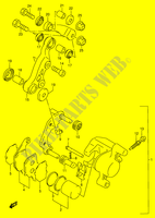 ETRIER DE FREIN AVANT (MODELE T/V/X/Y) pour Suzuki ADDRESS 100 1993