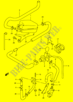 SYSTÈME DE RECYCLAGE GAZ D'ECHAPPEMENT (E18) pour Suzuki BURGMAN 125 2000