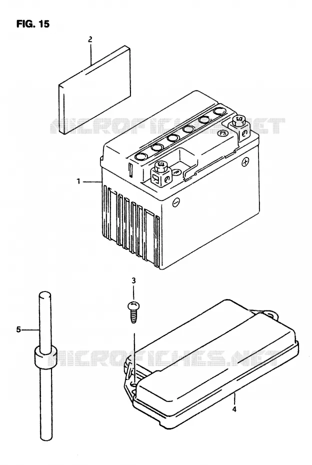 BATTERIE Suzuki SCOOTER 50 AP 1996  AP50RFT(T/7/V)