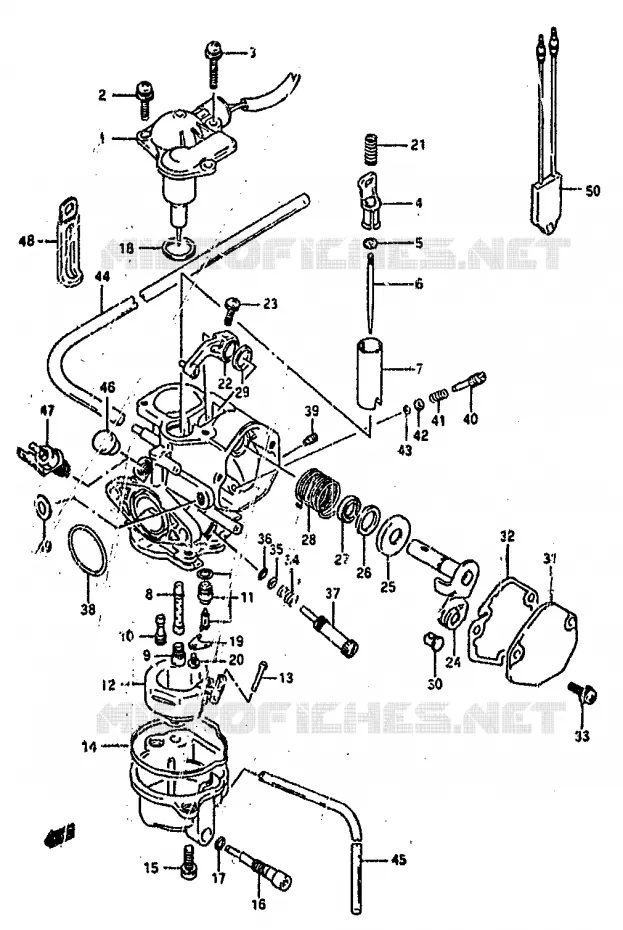 CARBURATEUR Suzuki SCOOTER 100 ADDRESS 1994  AH100R
