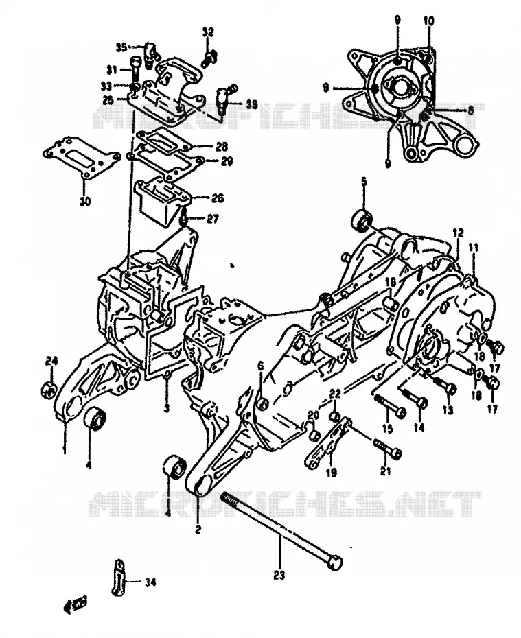 CARTER Suzuki SCOOTER 50 ADDRESS 1994  AH50R(N/R)