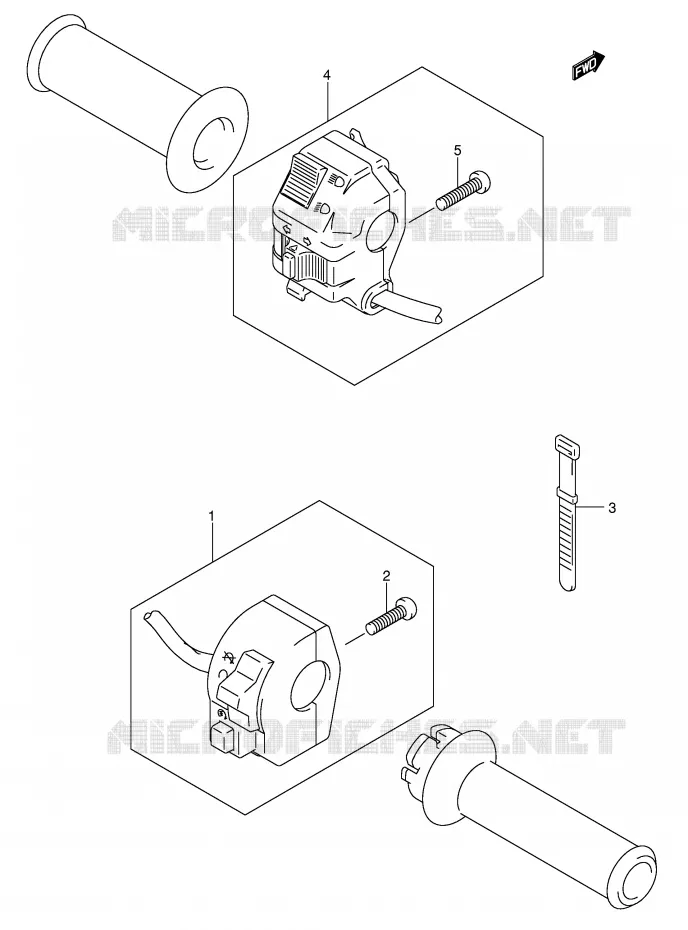 COMMODOS (DR-Z400EK5/K6/K7/K9 E24) Suzuki MOTO 400 DR-Z 2007  DR-Z400EK7(E1)