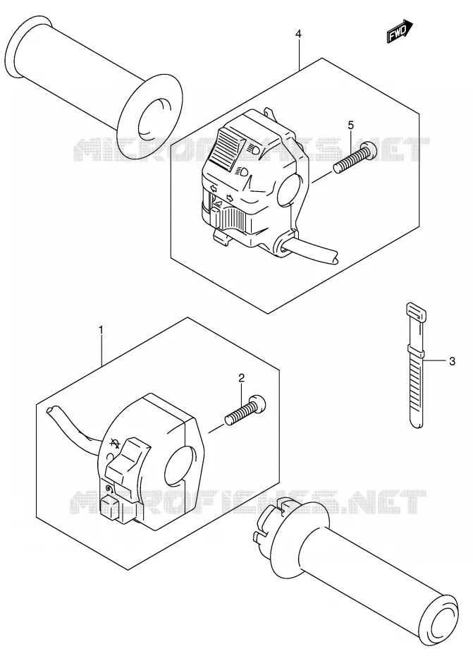 COMMODOS (DR-Z400EY/EK1/EK2/EK3/EK4 E24) Suzuki MOTO 400 DR-Z 2004  DR-Z400EK4(E1)