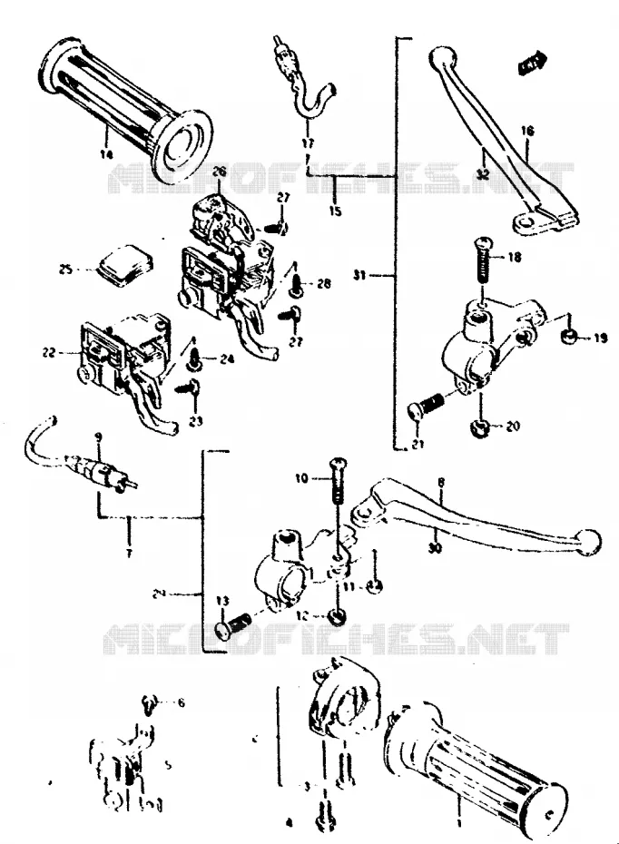 COMMODOS Suzuki SCOOTER 50 ADDRESS 1994  AH50R(N/R)