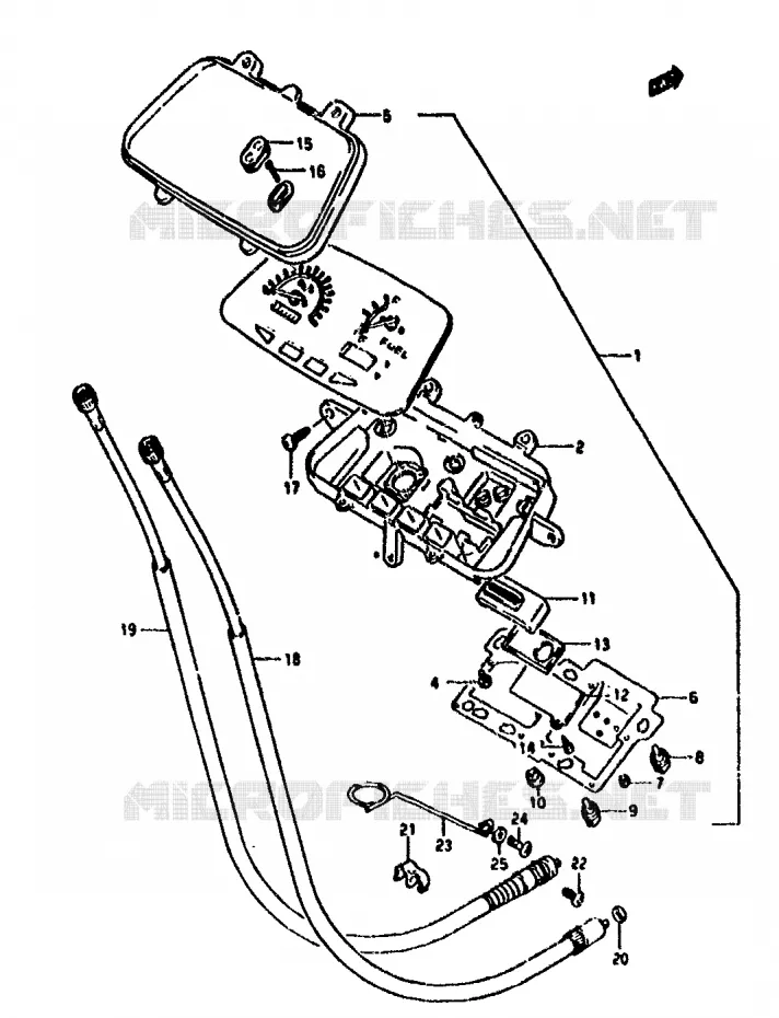 COMPTEUR Suzuki SCOOTER 50 ADDRESS 1994  AH50R(N/R)