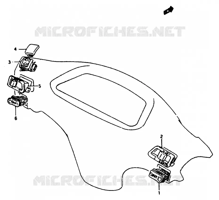 INTERRUPTEURS Suzuki SCOOTER 50 AP 1996  AP50T(R/S/T)