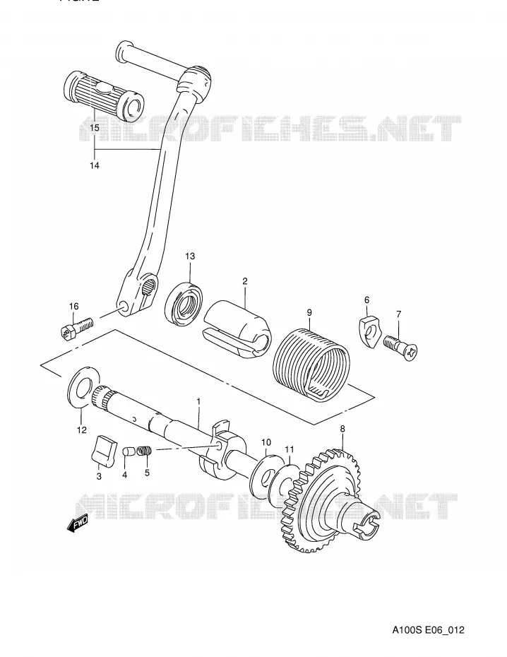 KICK Suzuki MOTO 100 A100 1994  A100R(E6)
