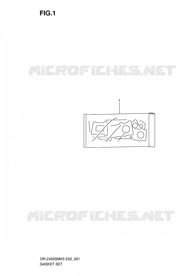 KIT JOINTS Suzuki MOTO 400 DR-Z 2005  DR-Z400SMK5(E2)