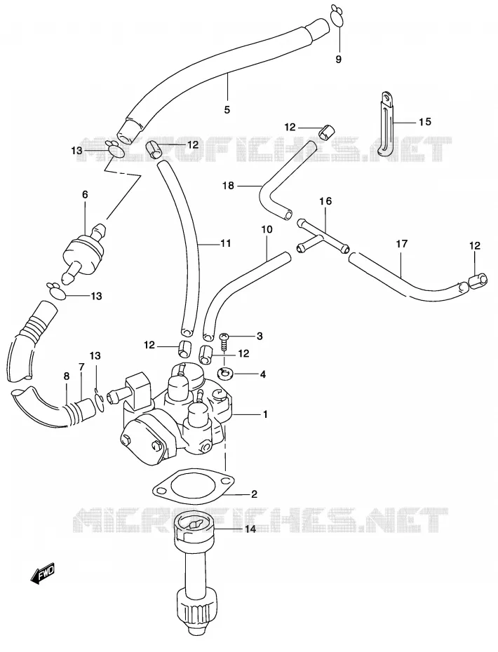 POMPE A HUILE (MODELE K3/K4) Suzuki SCOOTER 50 KATANA 2003  AY50SK3(P19)