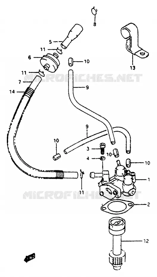 POMPE A HUILE Suzuki SCOOTER 50 AP 1995  AP50S(R/S/T)