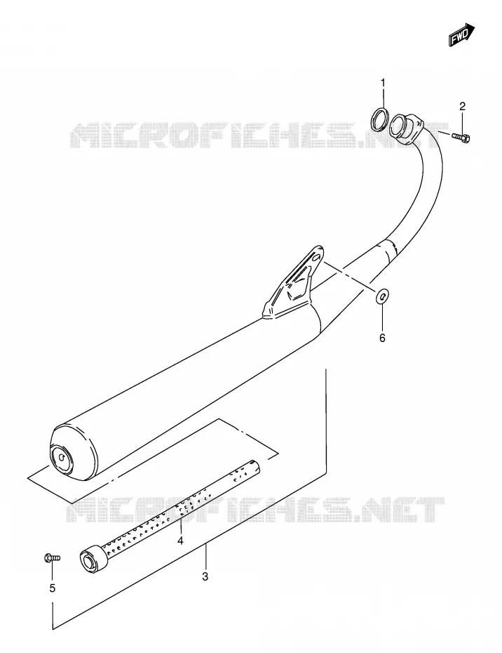 SILENCIEUX Suzuki MOTO 115 AP 2000  AX115Y(E71)