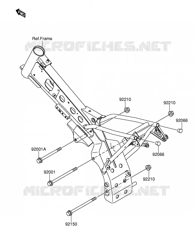 SUPPORT MOTEUR Suzuki MOTO 110 DR-Z 2005  DR-Z110K5(E24)