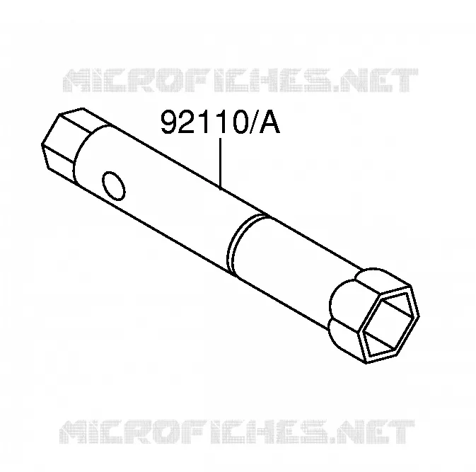 TROUSSE A OUTILS Suzuki MOTO 110 DR-Z 2003  DR-Z110K3(E24)