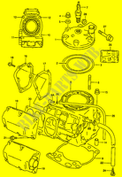CYLINDRE (MODELE T/V/W) pour Suzuki RM 250 1997