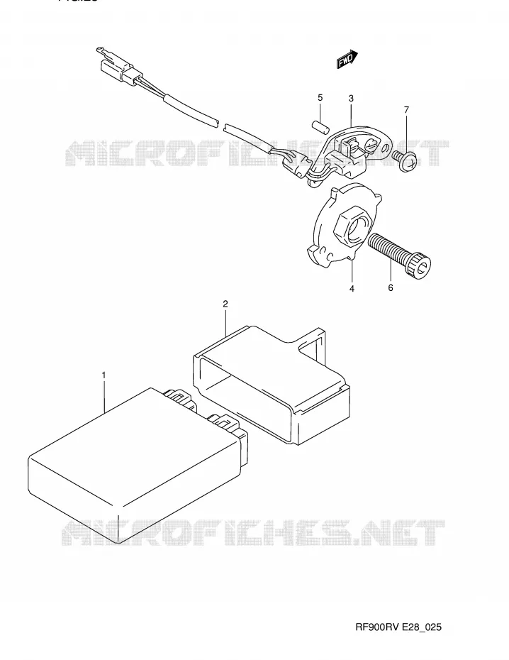 ALTERNATEUR Suzuki MOTO 900 RF 1994  RF900RR(E28)