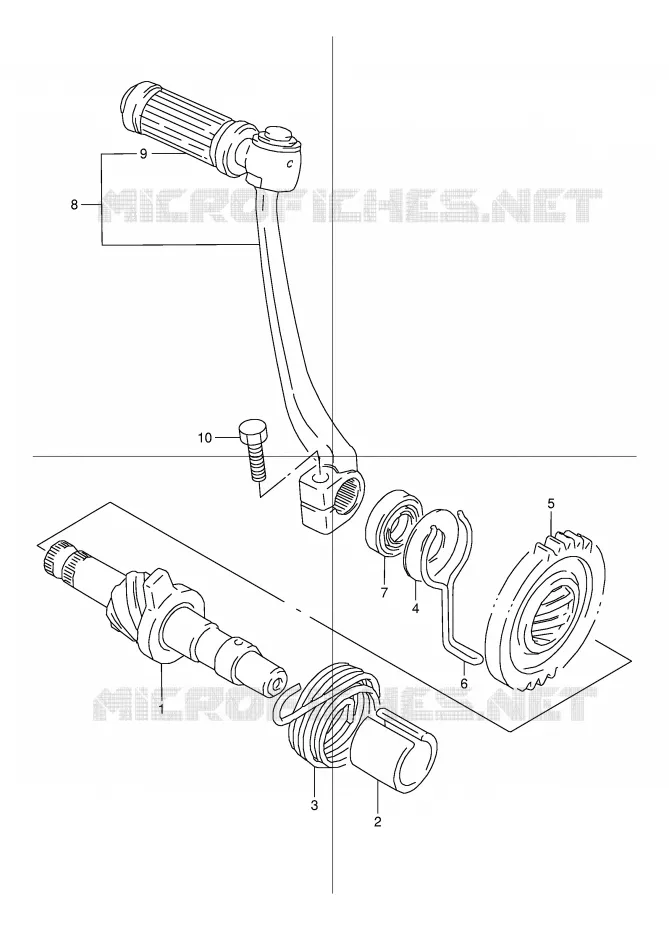 KICK Suzuki MOTO 50 PV 2000  PV50Y(E15)