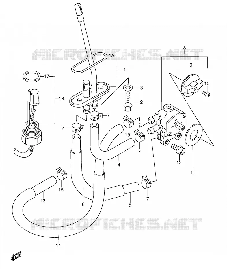 ROBINET D'ESSENCE Suzuki MOTO 600 RF 1996  RF600RT(E2)
