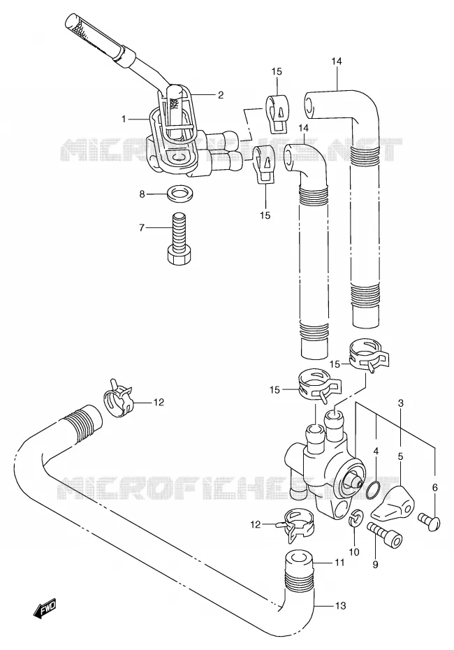 ROBINET D'ESSENCE Suzuki MOTO 800 MARAUDER 2000  VZ800Y(E2)