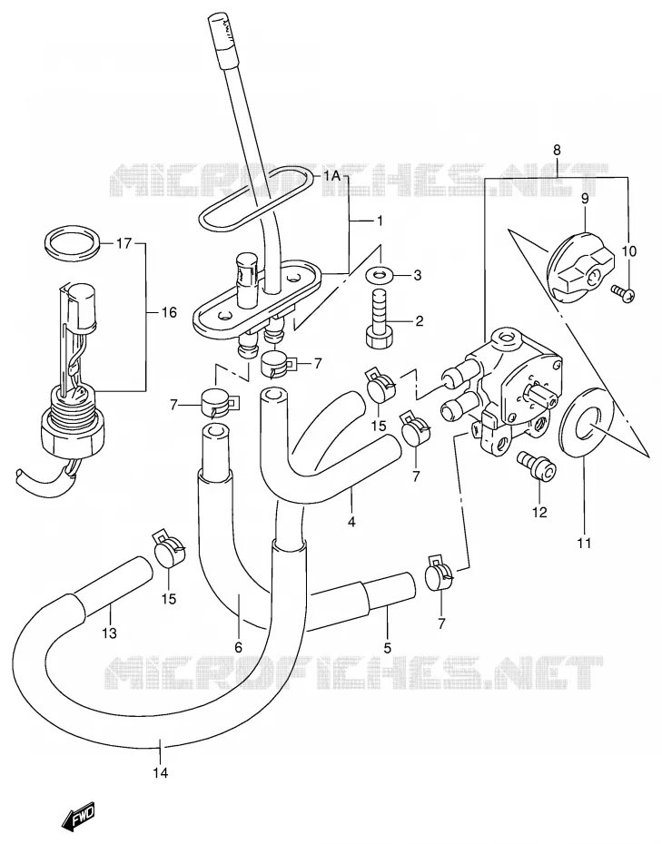 ROBINET D'ESSENCE Suzuki MOTO 900 RF 1995  RF900RS(E2)