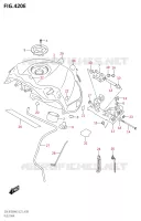 RESERVOIR D'ESSENCE1000A) CARENAGES/CADRE 1000 suzuki-moto GSX-R 2019 2001000022