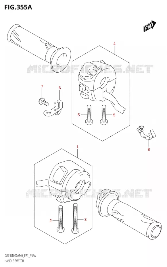 COMMODOS Suzuki MOTO 1000 GSX-R 2020  GSX-R1000RA M0 / GSX-R1000RZA M0 (E21)