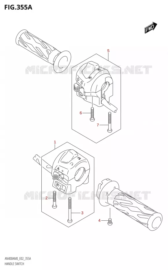 COMMODOS Suzuki SCOOTER 400 BURGMAN 2020  AN400A M0 (E02,E19)