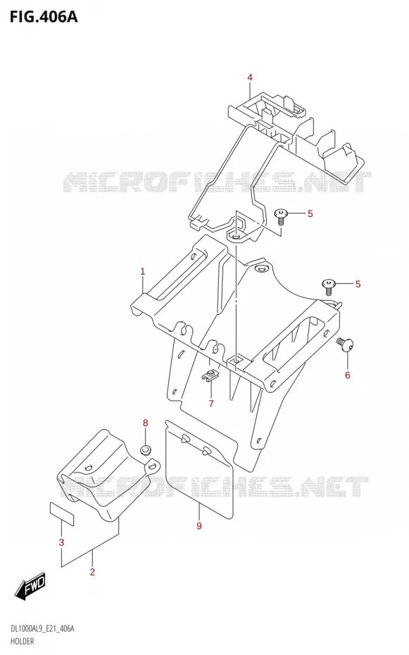 SUPPORT Suzuki MOTO 1000 V-STROM 2019  DL1000XA L9 (E21)