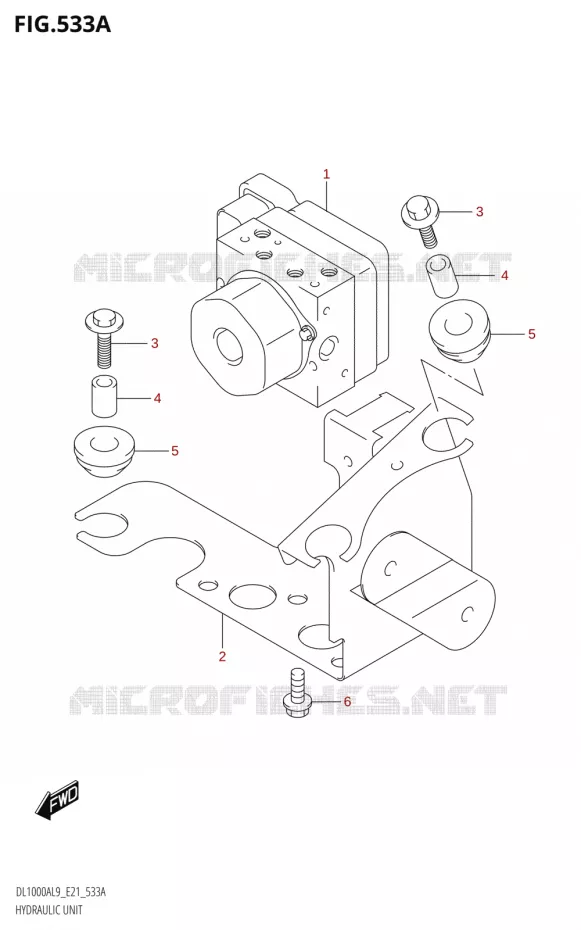 SYSTÈME ABS Suzuki MOTO 1000 V-STROM 2019  DL1000A L9 (E21)