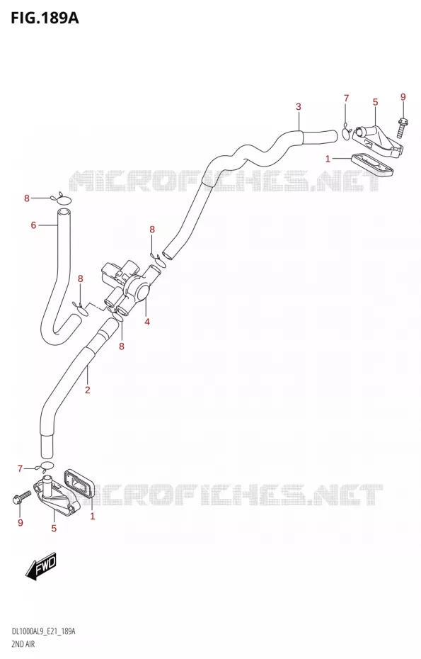 SYSTEME RECYCLAGE GAZ ECHAPPEMENT Suzuki MOTO 1000 V-STROM 2019  DL1000XA L9 (E21)