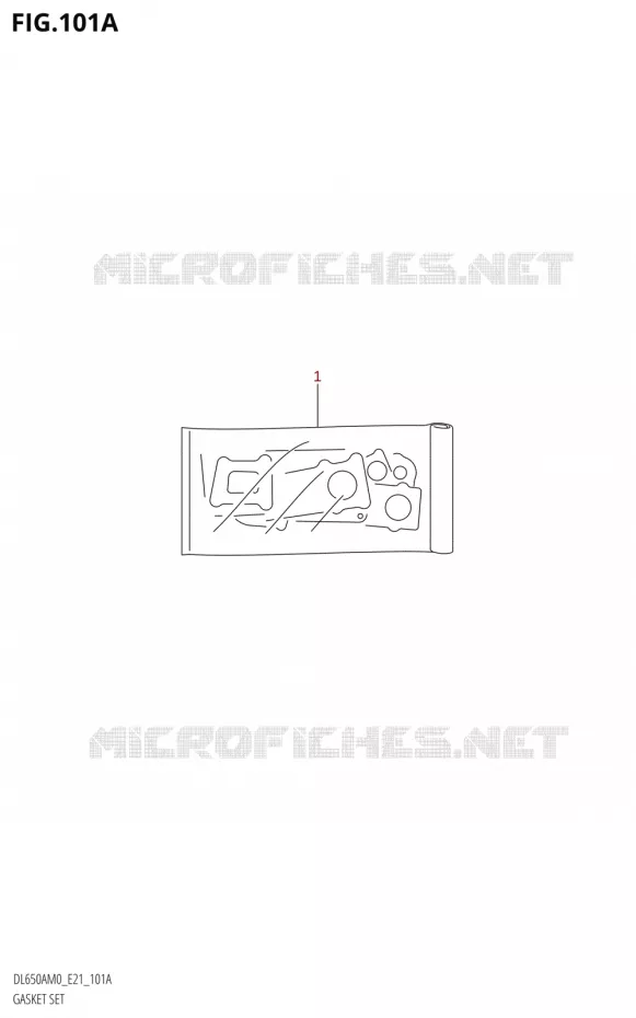 KIT JOINTS Suzuki MOTO 650 V-STROM 2020  DL650XA M0 (E21)