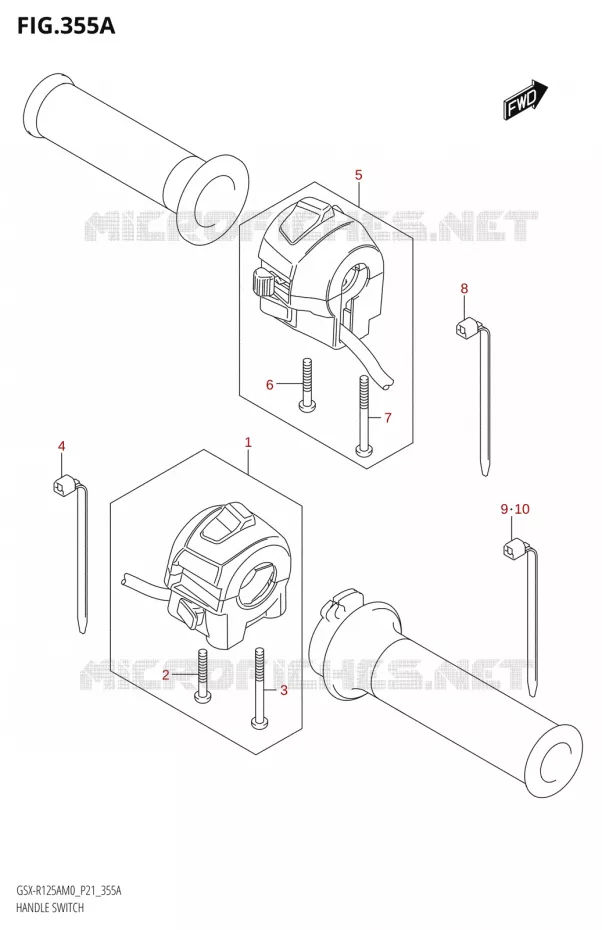 COMMODOS Suzuki MOTO 125 GSX-R 2020  GSX-R125XA M0 (P21)