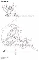 ROUE AVANT (GSX S1000YAL9 E21) pour Suzuki GSX-S 1000 2019