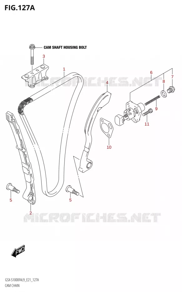 DISTRIBUTION Suzuki MOTO 1000 GSX-S 2019  GSX-S1000FYAUF L9 (E21)