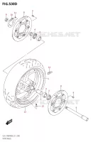 ROUE AVANT (GSX S1000FZA,GSX S1000FZAUF:E21) pour Suzuki GSX-S 1000 2020